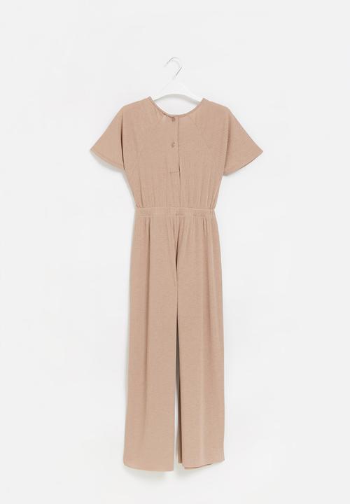 Superbalist - Rib jumpsuit - pink