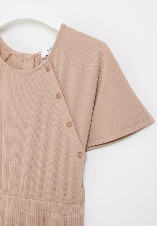 Superbalist - Rib jumpsuit - pink