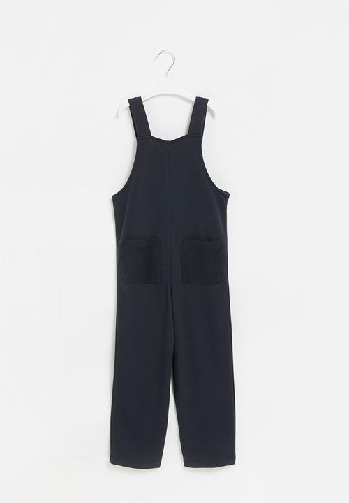 Superbalist Kids - Fleece dungaree - navy