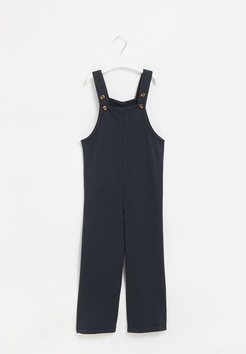Superbalist Kids - Fleece dungaree - navy