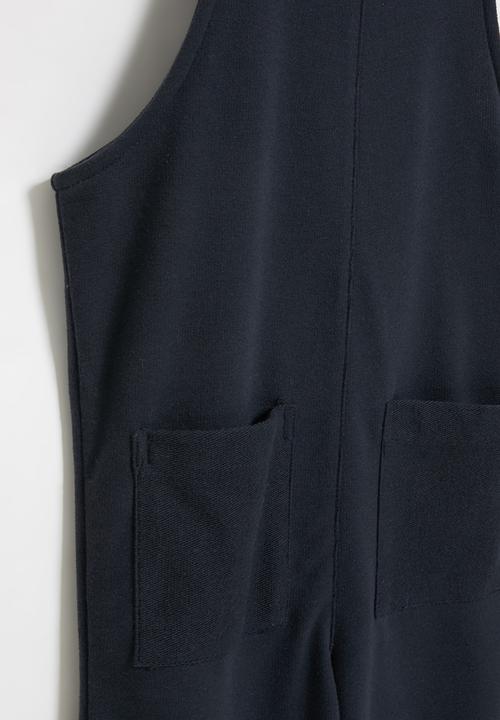 Superbalist Kids - Fleece dungaree - navy