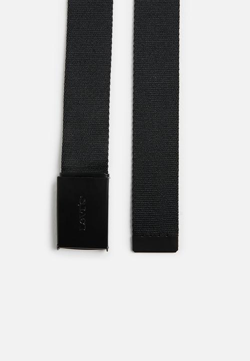 Levi’s® - Levis wordmark web belt 59 regular - black