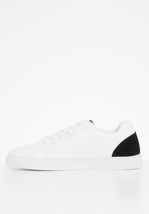 POLO - Jamilla pinpunch pony sneaker - white & black