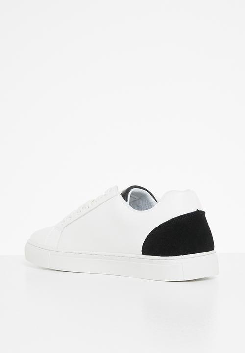 POLO - Jamilla pinpunch pony sneaker - white & black