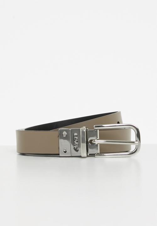 Levi’s® - Feminine reversible belt 59 regular - black & taupe