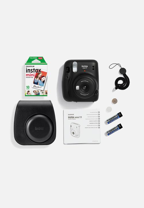 Fujifilm - Instax mini 11 camera kit - charcoal grey