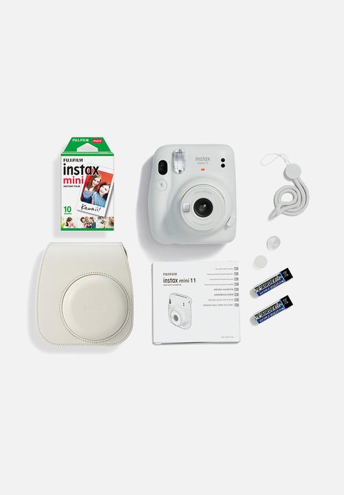 Fujifilm - Instax mini 11 camera kit - ice white