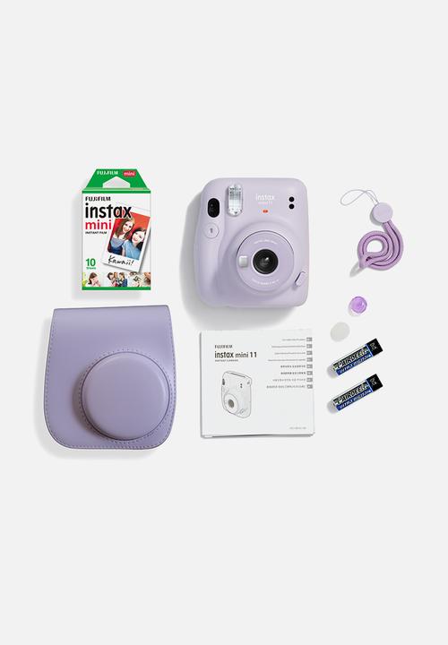 Fujifilm - Instax mini 11 camera kit - lilac purple