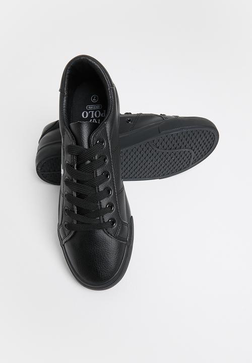 POLO - Chloe leather sneaker - black