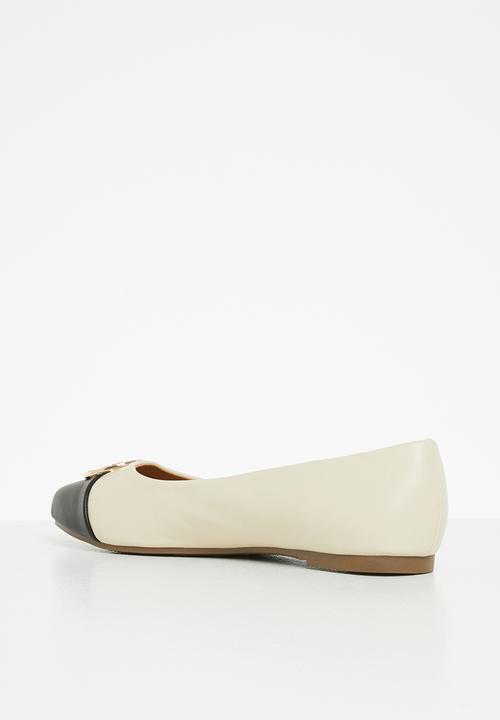 POLO - Bianca metal pony pump - off white