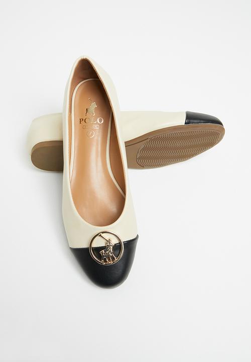 POLO - Bianca metal pony pump - off white