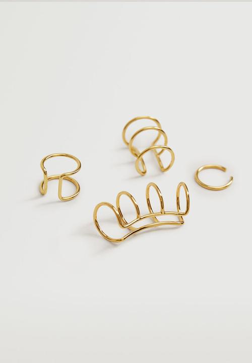 MANGO - Mixed earring set - gold