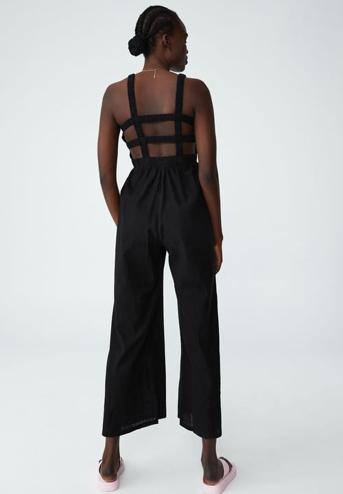 Cotton On - Woven iris cut out jumpsuit - black