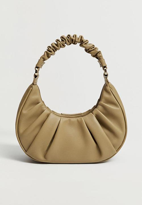 MANGO - Round small bag - olive green