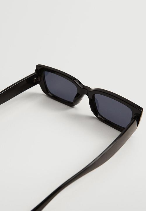 MANGO - Squared frame sunglasses - black