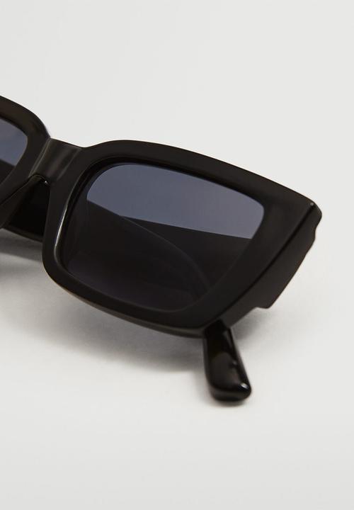 MANGO - Squared frame sunglasses - black