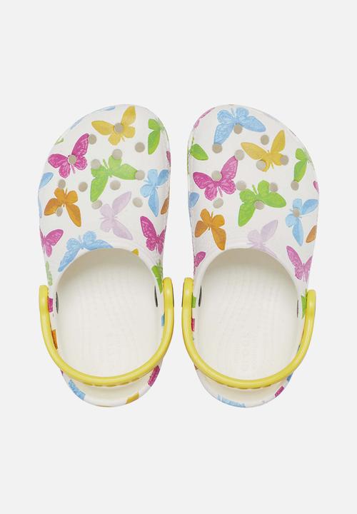 Crocs - Classic vacay vibes clog k - butterfly/white