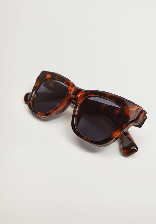 MANGO - Tortoiseshell sunglasses - chocolate