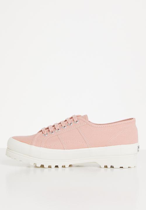 SUPERGA - 2555 cotu alpina low - pink smoke/f avorio