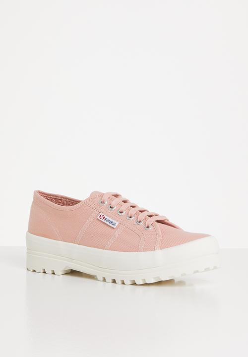 SUPERGA - 2555 cotu alpina low - pink smoke/f avorio