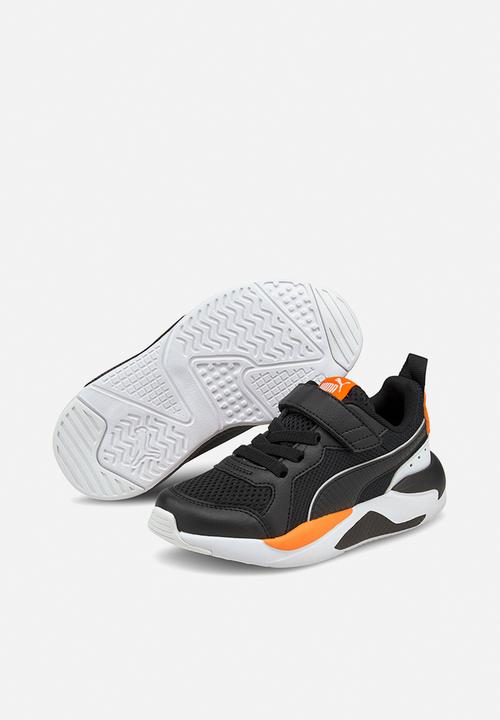 PUMA - X-ray ac ps - puma black-puma black-puma white-vibrant orange-puma silver