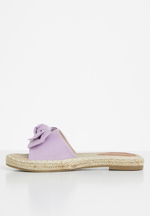 Superbalist - Janet espadrille slide sandal - lilac