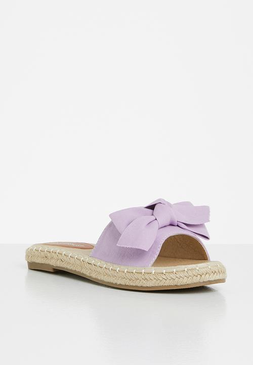 Superbalist - Janet espadrille slide sandal - lilac