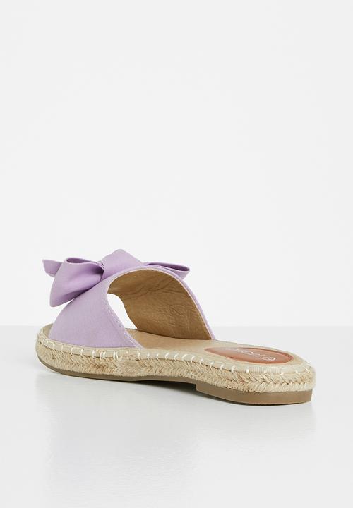 Superbalist - Janet espadrille slide sandal - lilac