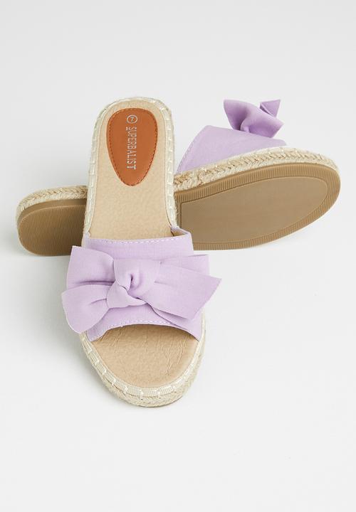Superbalist - Janet espadrille slide sandal - lilac