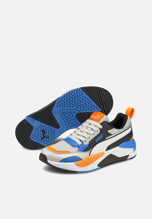 PUMA - X-ray 2 square jr - gray violet-puma white-puma black-nebulas blue