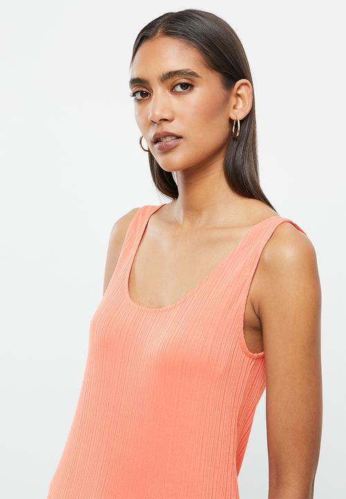 MANGO - Top cintia - coral