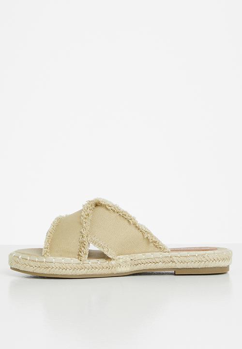 Superbalist - Lolly espadrille slide sandal - natural