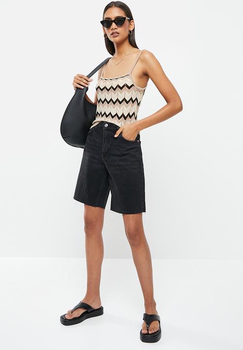 MANGO - Bermuda shorts ariadna - black