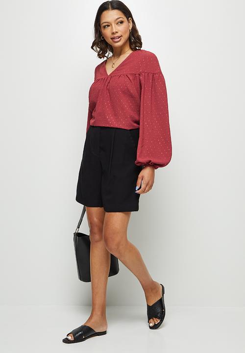 edit - Dobby femme blouse - rose