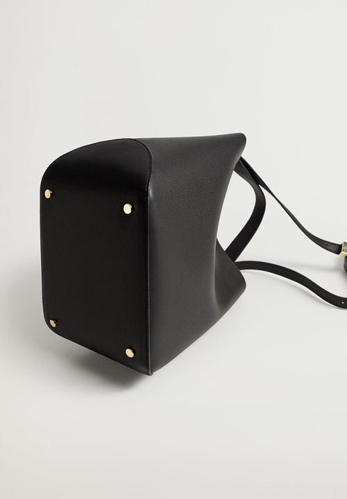 MANGO - Minimalist bag - black