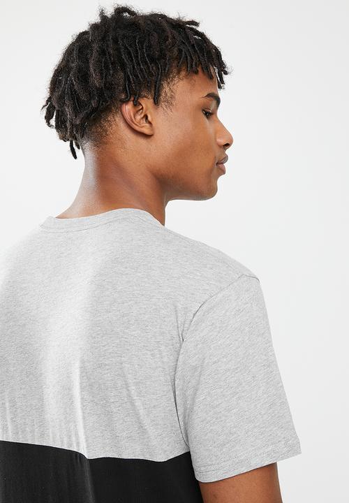 Vans - Colorblock tee - grey & black