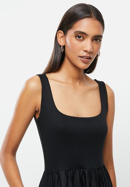 Me&B - Combo dress - black