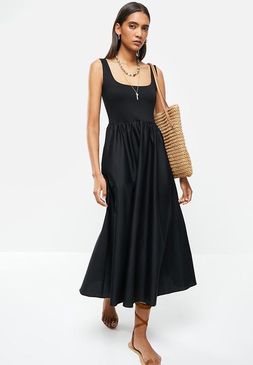 Me&B - Combo dress - black