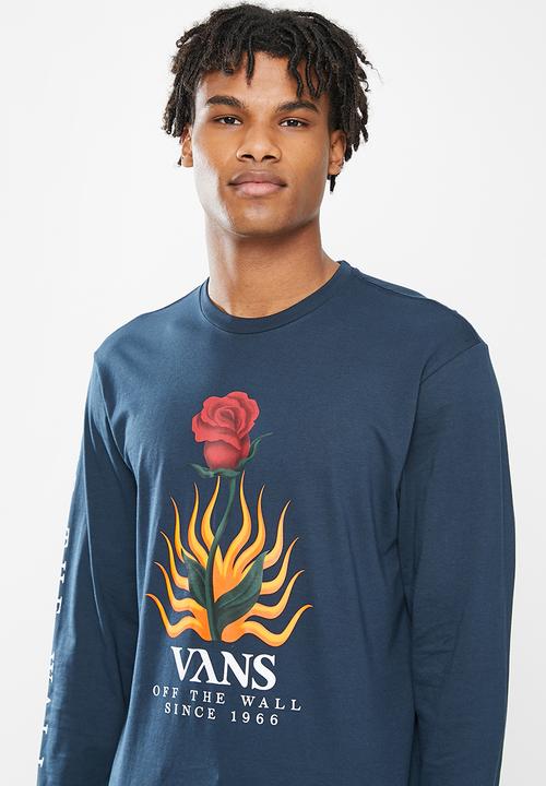 Vans - Flores long sleeve - navy