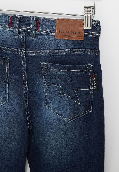 SOVIET - B florenzi boys skinny denim - dark blue