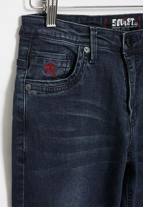 SOVIET - B martinez boys skinny denim - navy