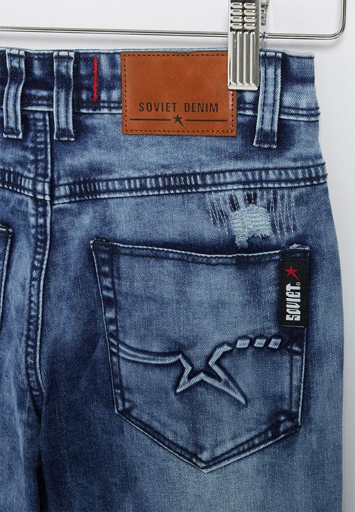 SOVIET - B almeida boys skinny denim - blue 
