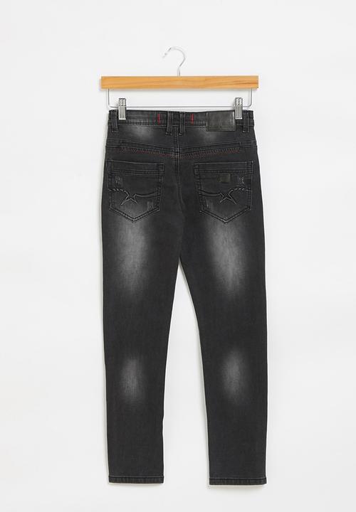 SOVIET - B foster boys skinny denim - charcoal
