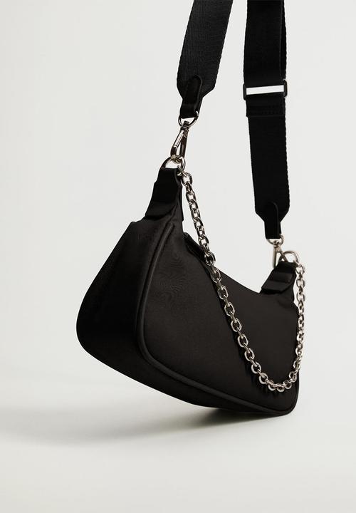 MANGO - Multi-position baguette bag - black