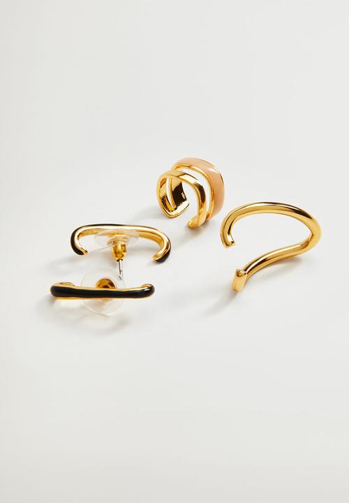 MANGO - Mixed earring set - gold