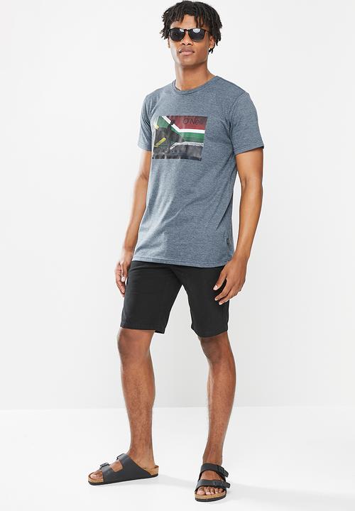 O'Neill - Flag slash short sleeve tee  - navy 