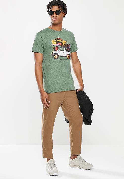 O'Neill - Roof camping short sleeve tee - green 