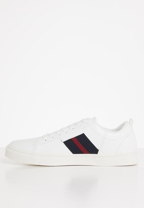 POLO - Ian side flash sneaker - white