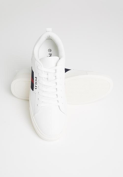 POLO - Ian side flash sneaker - white