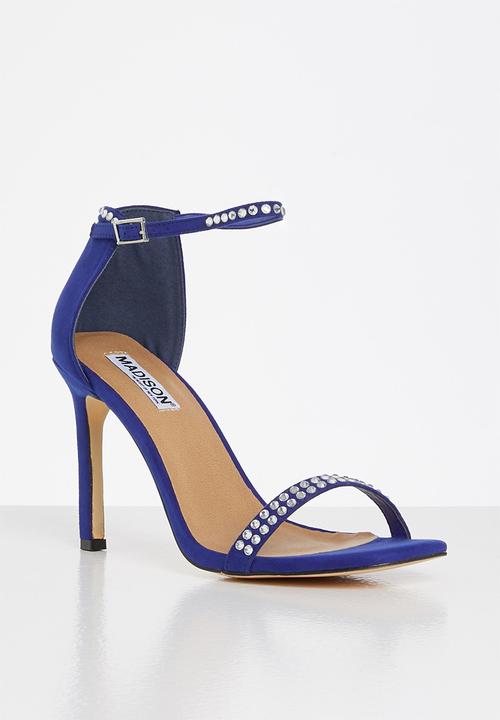 Madison® - Camilia ankle strap stiletto heel - blue